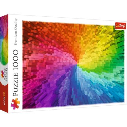Puzzle Trefl 1000 piese Gradient colorat, pentru adulti si copii 12+