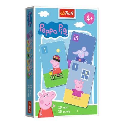 Joc de cărți Păcălici Peppa Pig pentru copii 4+ ani, Trefl