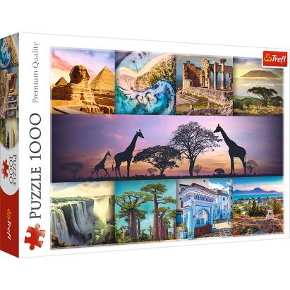 Puzzle Trefl Africa, 1000 piese, multicolor, premium, 12+ ani