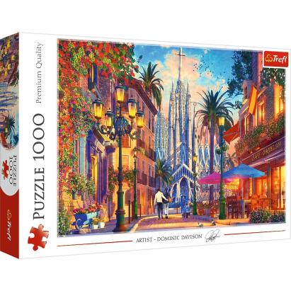 Puzzle Trefl 1000 piese Barcelona, premium, pentru adulti si 12+ ani