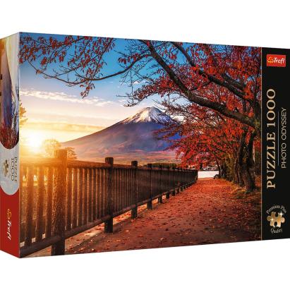 Puzzle Trefl 1000 piese Premium Plus cu Muntele Fuji, Japonia