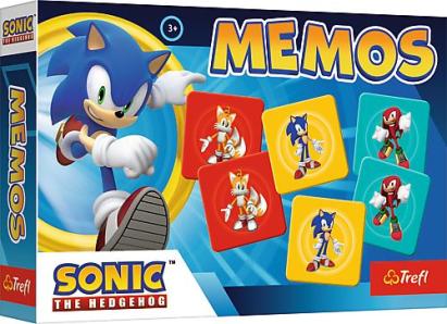 Joc de memorie Sonic the Hedgehog Trefl pentru copii 3+ ani