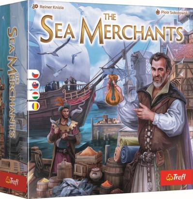 Joc de societate strategic Negustorii pe Mare, 2-4 jucatori, 8+