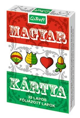 Cărți de joc ungurești TREFL, pachet clasic cu 32 de cărți