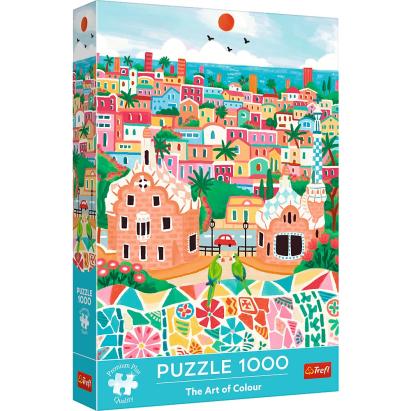 Puzzle Trefl 1000 piese Premium Plus Barcelona, Spania