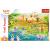 Puzzle copii Trefl 24 Maxi Safari, Babies and the Bear, 3+ ani