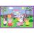 Puzzle copii 2x24 piese Peppa Pig - O zi la joaca, Trefl, 3+ ani
