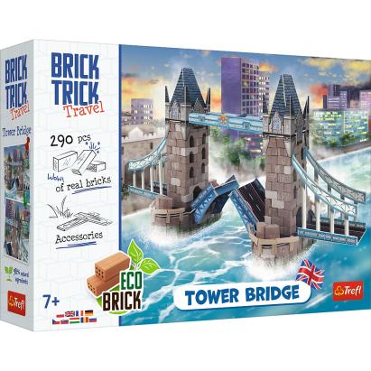 Set construcție Brick Trick Travel Tower Bridge, 290 piese, 7+