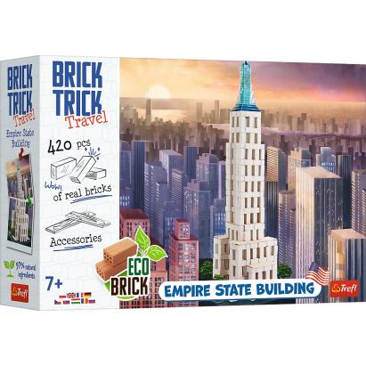Set construcție Brick Trick XL Travel Empire State Building, 420 piese