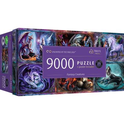 Puzzle Trefl Prime UFT 9000 piese Anne Stokes Creaturi Fantastice