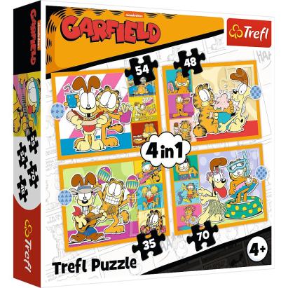 PUZZLE 4IN1 LUI GARFIELD II PLACE LASAGNA