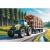 Puzzle Trefl cu 100 piese, Tractor forestier cu lemne, 5+ ani