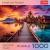 Puzzle Trefl 1000 piese Sunset over Paradise, cu poster inclus