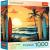 Puzzle Trefl 1000 piese Surfing Sunset, colectia SUA, cu poster inclus