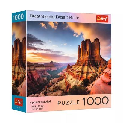 Puzzle Trefl 1000 piese Parcul National Zion, cu poster inclus