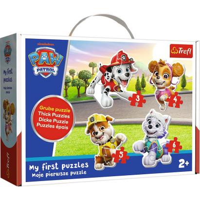 Puzzle copii Trefl Baby Clasic Patrula Catelusilor, 18 piese, 2+ ani