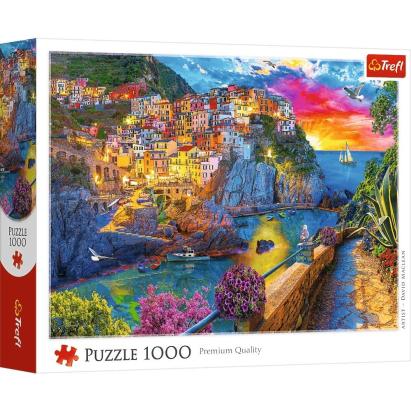 Puzzle Trefl 1000 piese, O plimbare de seara prin Cinque Terre
