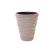 Ghiveci decorativ de flori, rotund, cafeniu, 11/21 L, 34.5x38.5 cm, Sand GartenVIP DiyLine