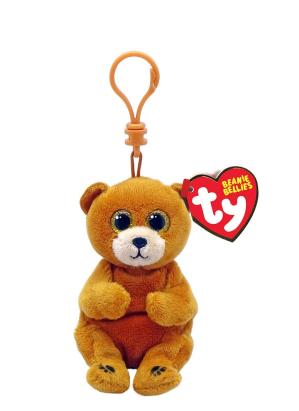 Breloc din plus Ty Beanie Bellies Duncan, ursulet 8,5 cm