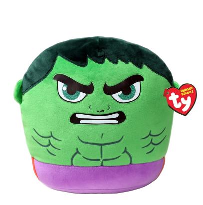 Plus TY Squishy Beanies Marvel Hulk din plus moale, 30 cm