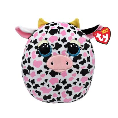 Jucarie de plus TY Squishy Beanies Vacuta Milkshake, 22 cm