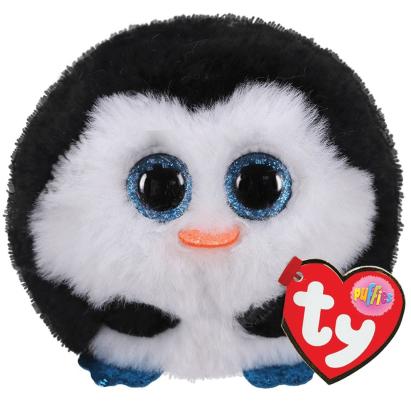 Plus TY Beanie Balls Waddles Pinguinul, 8 cm, jucarie de plus moale