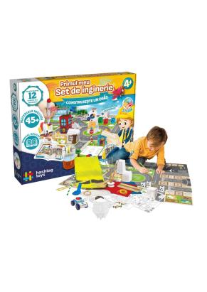 Set de inginerie pentru copii 4+ Construiește un oraș, VIVA Toys