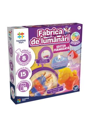 Set creativ fabrica de lumânări pentru copii 6+, multicolor