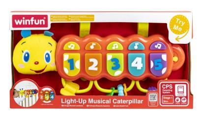 Omida muzicala Winfun cu sunete si lumini pentru bebelusi 3+ luni