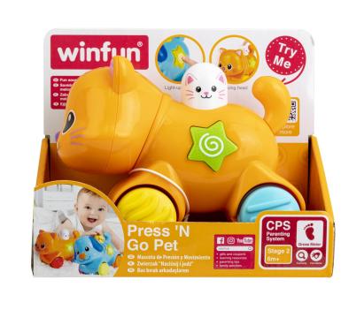 Pisicuță interactivă Winfun pentru bebeluși 6+ luni, multicolor