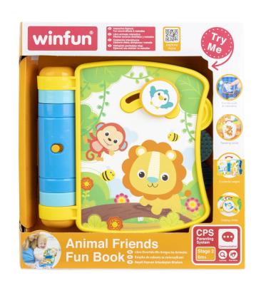 Cărticică interactivă cu sunete și melodii Winfun, 6 luni+