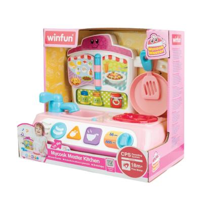 Bucătărie interactivă Winfun pentru copii, cu sunete, lumini și accesorii