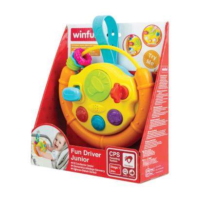 Jucărie volan interactiv Winfun cu lumini, sunete și activități 3 luni+