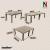 Set mobilier de grădină Leziter Letta 8+1, cappuccino, masă extensibilă