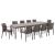 Set mobilier de grădină Leziter Letta II 10+1, cappuccino