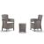 Set mobilier de grădină pentru balcon Lima Balcony, cappuccino