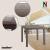 Set mobilier de grădină Leziter Petri 4+1, cappuccino, efect ratan