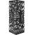 SONGMICS Suport pentru umbrele, metalic, cu recipient apa si carlige, 16x16x41 cm, negru Household NewTrend