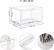 SONGMICS Organizatoare pantofi, transparente cu usa frontala, stivuibile, PVC, 6 cutii x 36x28x22 cm, transparent Household NewTrend