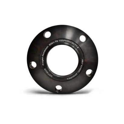 Distantier janta auto 15 mm 5x114.3 centrare 66.1 aluminiu forjat negru Cod: DST3034