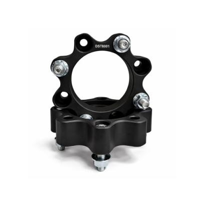 Distantier ATV 30 mm 4x110 centrare 90.2 cu 8 piulite M10x1.25 set 2 bucati aluminiu forjat negru Cod: DST8001