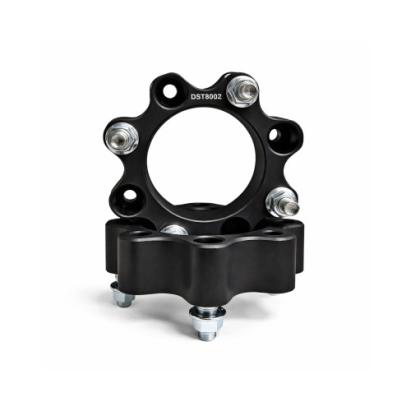 Distantier ATV 40 mm 4x110 centrare 90.2 cu 8 piulite M10x1.25 set 2 bucati aluminiu forjat negru Cod: DST8002
