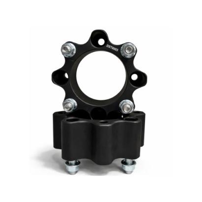 Distantier ATV 50 mm 4x110 centrare 90.2 cu 8 piulite M10x1.25 set 2 bucati aluminiu forjat negru Cod: DST8003