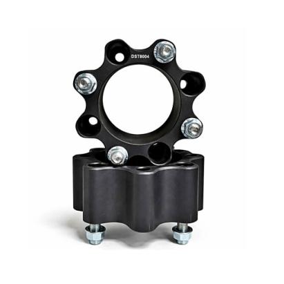 Distantier ATV 60 mm 4x110 centrare 90.2 cu 8 piulite M10x1.25 set 2 bucati aluminiu forjat negru Cod: DST8004