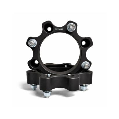 Distantier ATV 30 mm 4x136 centrare 120 cu 8 piulite M10x1.25 set 2 bucati aluminiu forjat negru Cod: DST8005