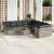 Set canapele de grădină cu perne, 12piese gri deschis poliratan GartenMobel Dekor