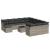 Set canapele de grădină cu perne, 13piese gri deschis poliratan GartenMobel Dekor