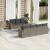 Set canapele de grădină cu perne, 8 piese, gri, poliratan GartenMobel Dekor