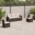 Set canapele de grădină cu perne, 5 piese, maro, poliratan GartenMobel Dekor