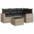 Set canapele de grădină cu perne, 5 piese gri deschis poliratan GartenMobel Dekor